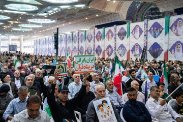مراسم گرمیداشت شهدای جنگ رمضان و سالگرد شهدای اقتدار ایران