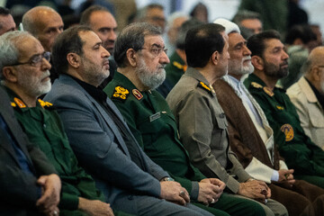 محسن رضایی، عضو مجمع تشخیص مصلحت نظام در مراسم گرمیداشت شهدای جنگ رمضان و سالگرد شهدای اقتدار ایران