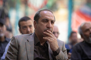 ایوب درویشی، معاون سیاسی استاندری اصفهان در مراسم گرامیداشت شهید علی لاریجانی - اصفهان