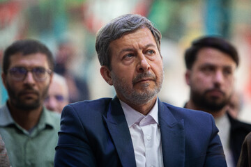 مهدی جمالی‌نژاد استاندار اصفهان در مراسم گرامیداشت شهید علی لاریجانی - اصفهان