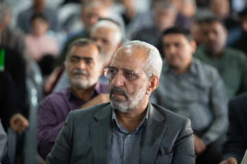 محمدعلی احمدی، فرماندار اصفهان در مراسم گرامیداشت شهید علی لاریجانی - اصفهان