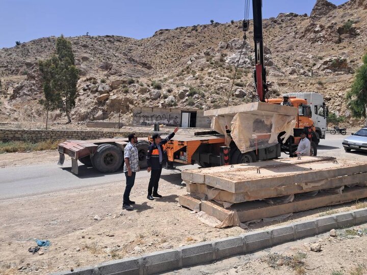 انسداد «پل شهید کلاه‌کج» صیدون به دلیل تعمیر 