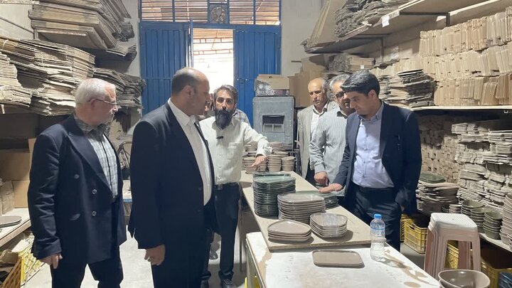 بازدید اعضای کارگروه ستاد تسهیل و رفع موانع تولید ورامین از واحدهای صنعتی خیرآباد