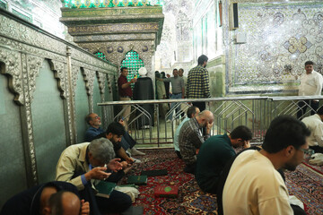 نجوای بندگی در ضیافت عرفه - حرم مطهر شاهچراغ (ع)