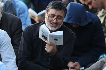 نجوای بندگی در ضیافت عرفه همدان