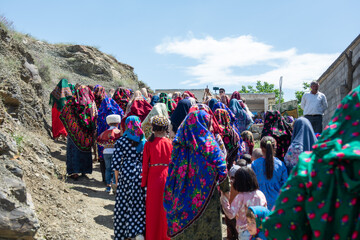  جشن نامزدی درروستای مرزی بش دره در مرز ترکمنستان در ایام عیدقربان در بین مرزنشینان ترکمن_خراسان شمالی