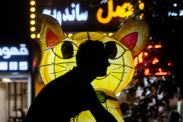 جشن نور تهران به مناسب عید قربان در بلوار کشاورز