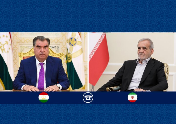قدردانی پزشکیان از ابراز همدردی رئیس‌جمهور تاجیکستان در پی شهادت رهبر شهید