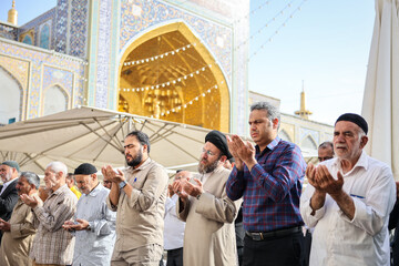 اقامه نماز عید سعید قربان - حرم مطهر رضوی