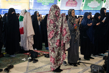 اقامه نماز عید قربان در دانشگاه تهران