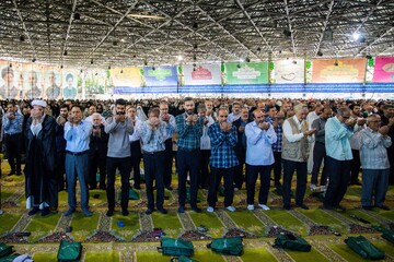 اقامه نماز عید قربان در دانشگاه تهران
