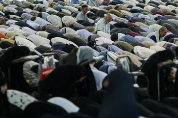 اقامه نماز عید قربان در دانشگاه تهران