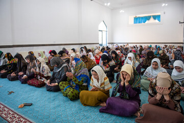 اقامه نماز عید سعید قربان در مسجدالرحمن روستای حصارچه رازو جرگلان