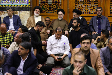 مراسم ختم خواهر سیدمحمد خاتمی در یزد برگزار شد