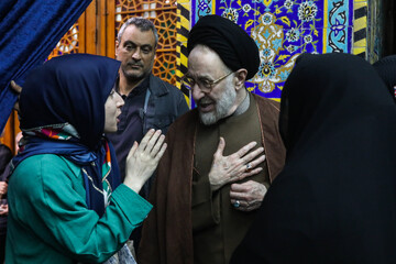 مراسم ختم خواهر سید محمد خاتمی - یزد