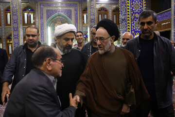 مراسم ختم خواهر سید محمد خاتمی - یزد