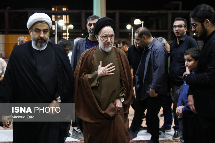 مراسم ختم خواهر سیدمحمد خاتمی در یزد برگزار شد