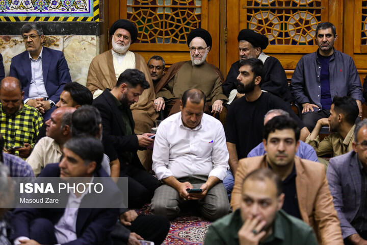مراسم ختم خواهر سیدمحمد خاتمی در یزد برگزار شد