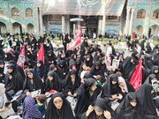 حضور پرشور مردم در مراسم یادبود شهدای خانواده رهبر انقلاب در حرم عبدالعظیم(ع)