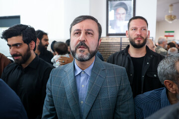 کاظم غریب آبادی، معاون وزیر امور خارجه در مراسم بزرگداشت سردار شهید محمد پاکپور