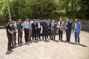 بازدید  معاون گردشگری وزیر میراث فرهنگی، گردشگری و صنایع دستی از روستای شانه تراش