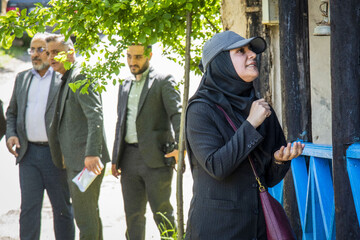 بازدید  معاون گردشگری وزیر میراث فرهنگی، گردشگری و صنایع دستی از روستای شانه تراش