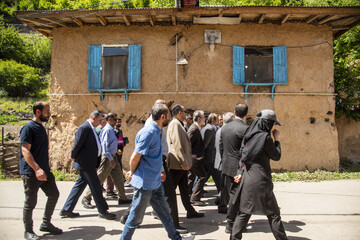 بازدید  معاون گردشگری وزیر میراث فرهنگی، گردشگری و صنایع دستی از روستای شانه تراش