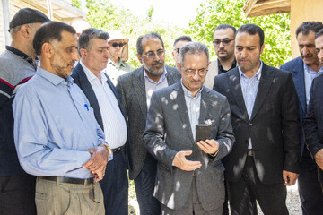 بازدید  معاون گردشگری وزیر میراث فرهنگی، گردشگری و صنایع دستی از روستای شانه تراش