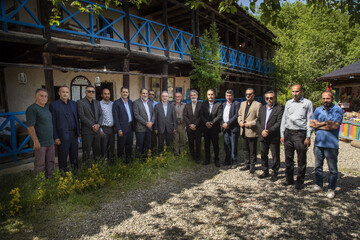 بازدید  معاون گردشگری وزیر میراث فرهنگی، گردشگری و صنایع دستی از روستای شانه تراش