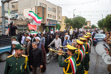 تشییع پیکر شهیده اعظم سراجی نژاد و حجت الاسلام والمسلمین عباس ظهیری - قم