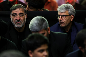 اسماعیل بقایی، سخنگوی وزارت امور خارجه در مراسم یادبود شهدای خانواده رهبر انقلاب در حرم عبدالعظیم(ع)