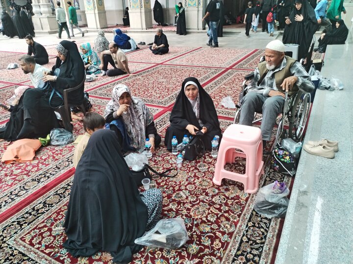 اشک و حماسه در حرم عبدالعظیم(ع)