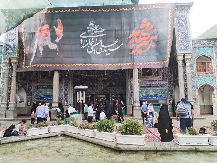 اشک و حماسه در حرم عبدالعظیم(ع)