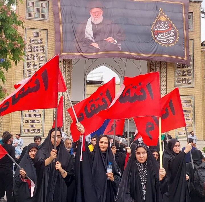 اشک و حماسه در حرم عبدالعظیم(ع)