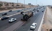 آغاز روکش آسفالت اتوبان تهران-کرج-قزوین