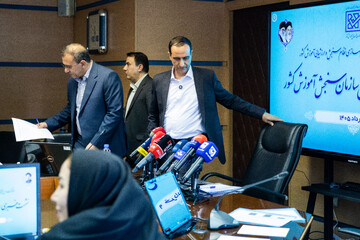 نشست خبری رضا محمدی رییس سازمان سنجش آموزش کشور