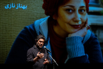 سخنرانی حامد بهداد، بازیگر در مراسم یادبود بهناز نازی