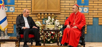 دیدار سفیر ایران با یک مقام ارشد کلیسای کلدانی در عراق