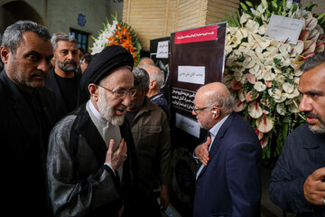 مراسم یادبود حاجیه خانم خدیجه خاتمی، خواهر سیدمحمد خاتمی