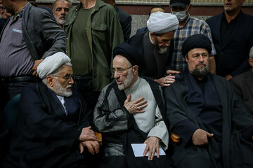 مراسم یادبود حاجیه خانم خدیجه خاتمی، خواهر سیدمحمد خاتمی