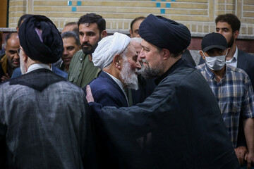 مراسم یادبود حاجیه خانم خدیجه خاتمی، خواهر سیدمحمد خاتمی