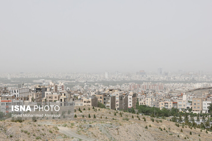 وزش باد شدید و انتقال گردوغبار به مشهد تا پایان هفته جاری