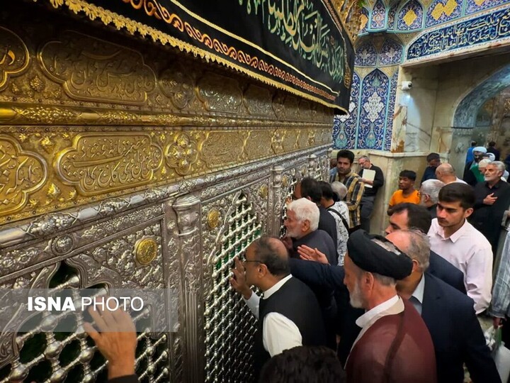 تشرف سفیر پاکستان به زیارت حرم حضرت معصومه (س)