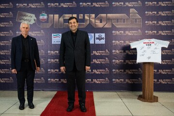 احمد دنیامالی، وزیر ورزش در مراسم انتخاب برترین های ورزش ایران در سال ۱۴۰۴