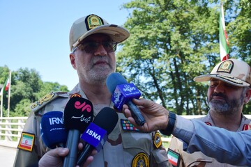  سردار علی اکبر جاویدان فرمانده مرزبانی جمهوری اسلامی ایران