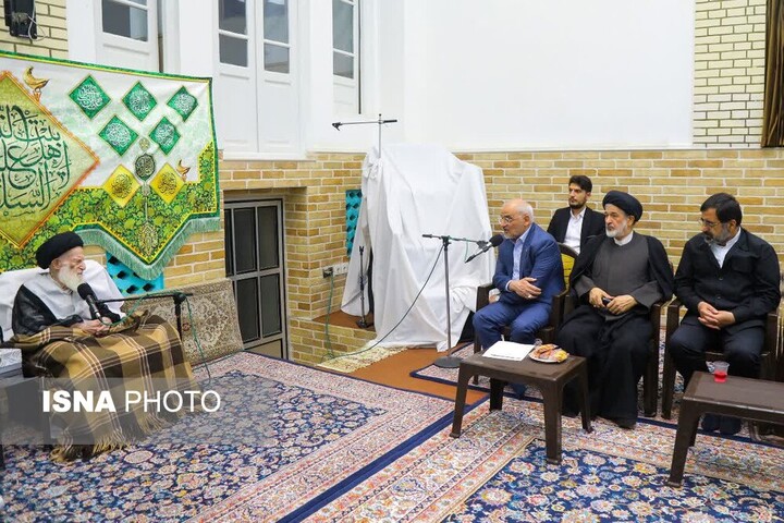دیدار رئیس دفتر رئیس‌جمهور با آیت‌الله‌  شبیری زنجانی