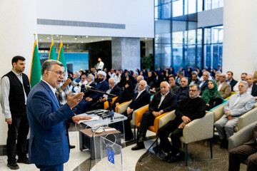 سخنرانی محمدرضا ظفرقندی، وزیر بهداشت در آیین بهره‌برداری از انستیتو کانسر مجتمع بیمارستانی امام خمینی (ره)