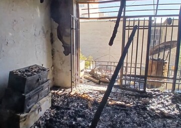 آتش‌سوزی در منزل مسکونی خیابان تختی شیراز/ خسارت جانی نداشتیم