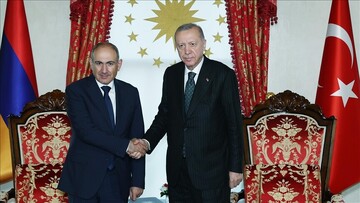 اردوغان و پاشینیان درباره عادی سازی روابط ترکیه و ارمنستان رایزنی کردند
