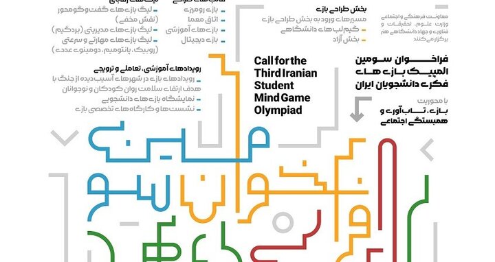 رونمایی از پوستر سومین رویداد ملی المپیک بازی‌های فکری دانشجویان ایران